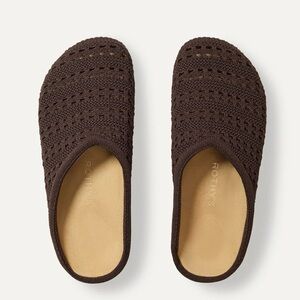 Rothy's Women's Dark Brown Crochet Clogs